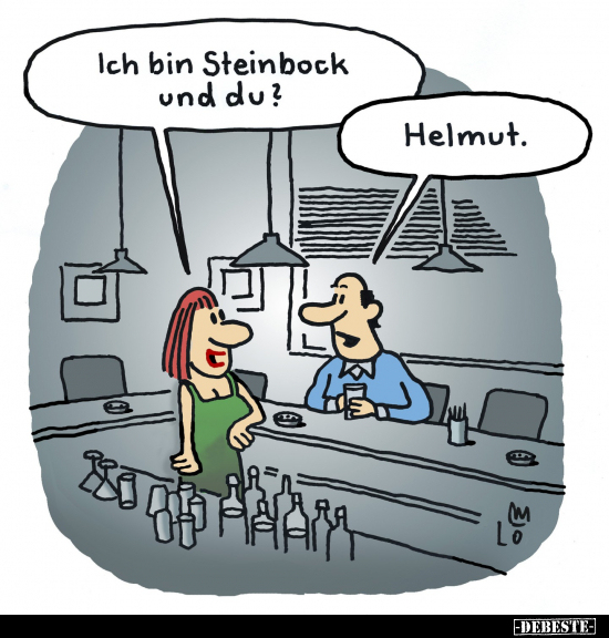 Ich bin Steinbock und du? - Helmut... - Lustige Bilder | DEBESTE.de