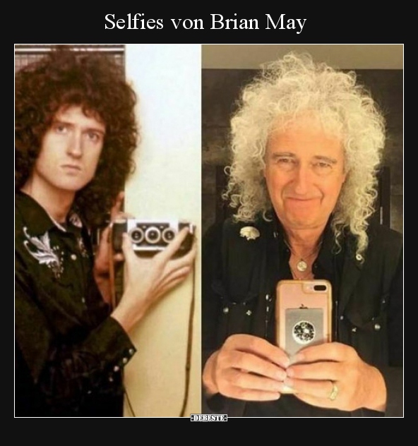 Selfies von Brian May.. - Lustige Bilder | DEBESTE.de