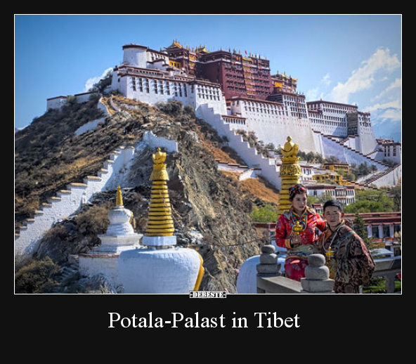 Potala-Palast in Tibet..