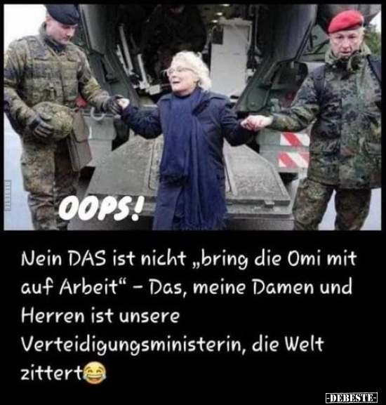 Nein DAS ist nicht "bring die Omi mit auf Arbeit".. - Lustige Bilder | DEBESTE.de