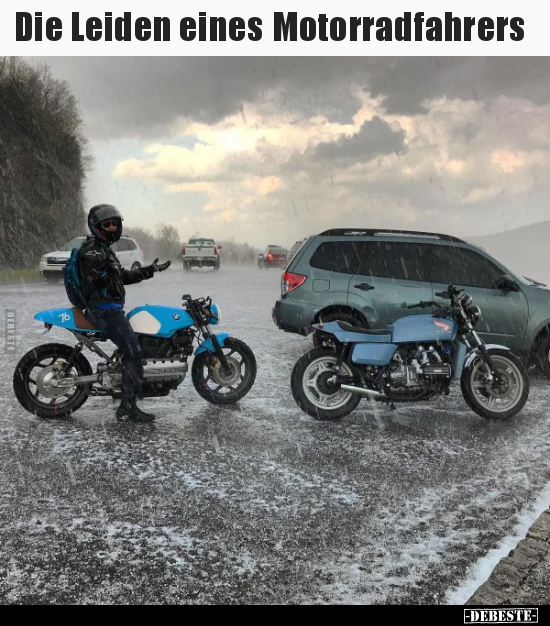 Die Leiden eines Motorradfahrers.. - Lustige Bilder | DEBESTE.de