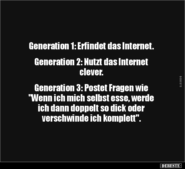 Generation 1: Erfindet das Internet.. - Lustige Bilder | DEBESTE.de