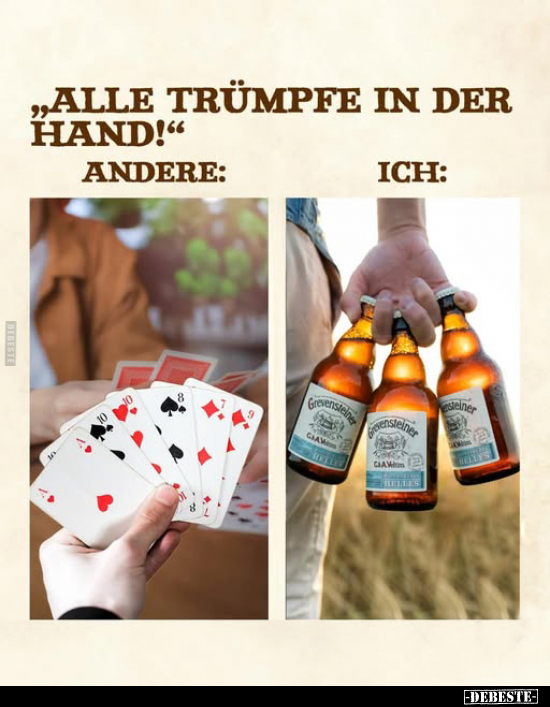 "Alle Trümpfe in der Hand!"
