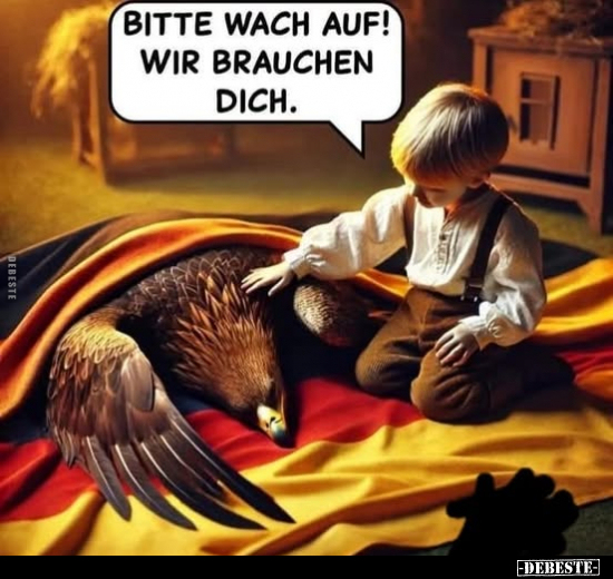 Bitte wach auf! Wir brauchen dich.. - Lustige Bilder | DEBESTE.de