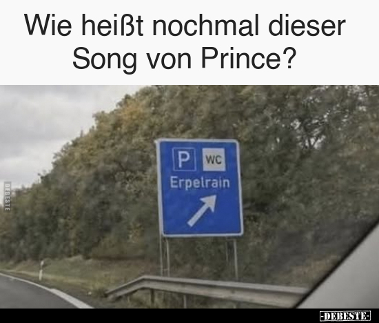 Wie heißt nochmal dieser Song von Prince?.. - Lustige Bilder | DEBESTE.de