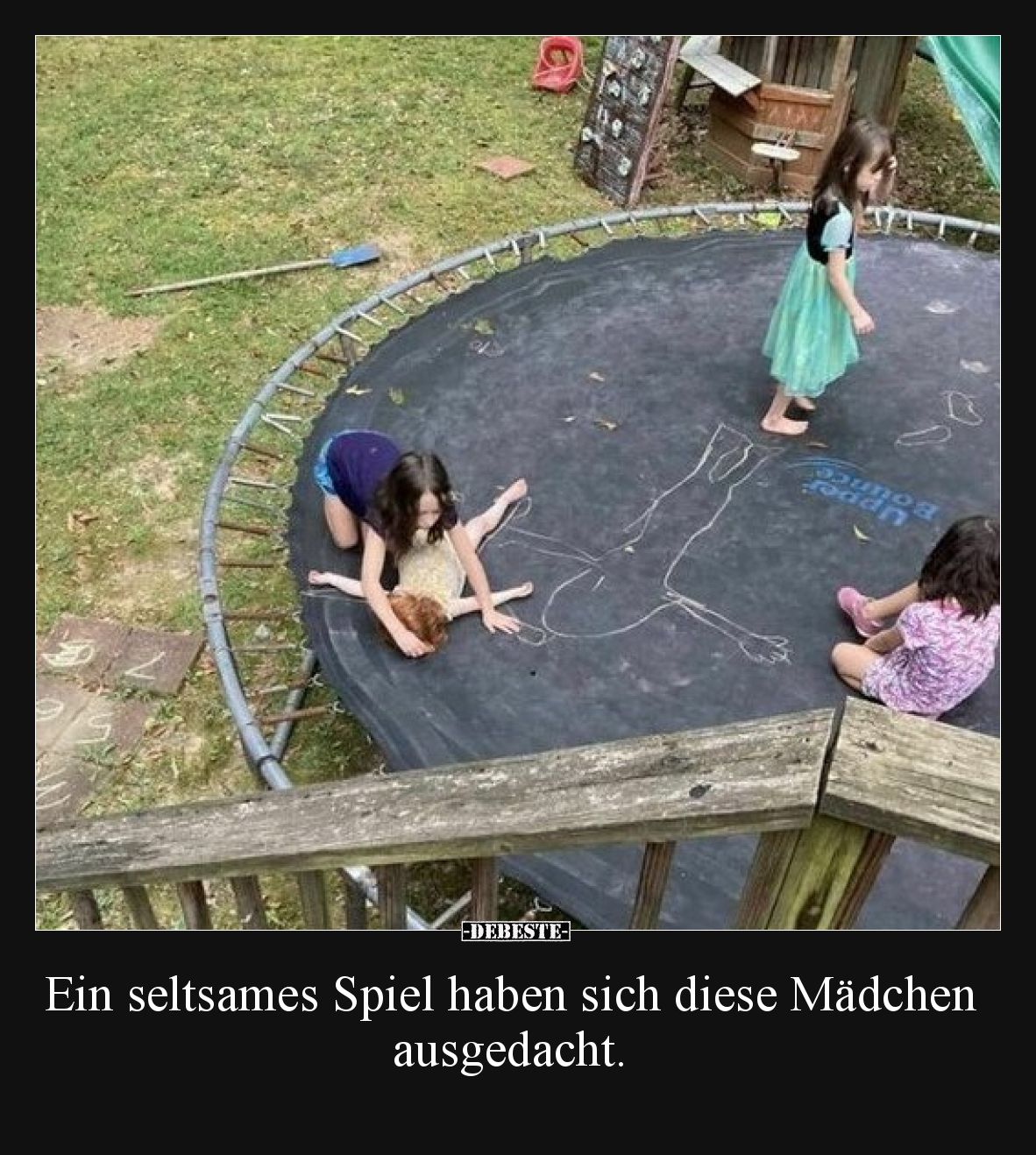 Ein seltsames Spiel haben sich diese Mädchen ausgedacht... - Lustige Bilder | DEBESTE.de