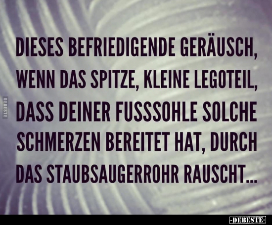 Dieses befriedigende Geräusch, wenn das Spitze, kleine.. - Lustige Bilder | DEBESTE.de