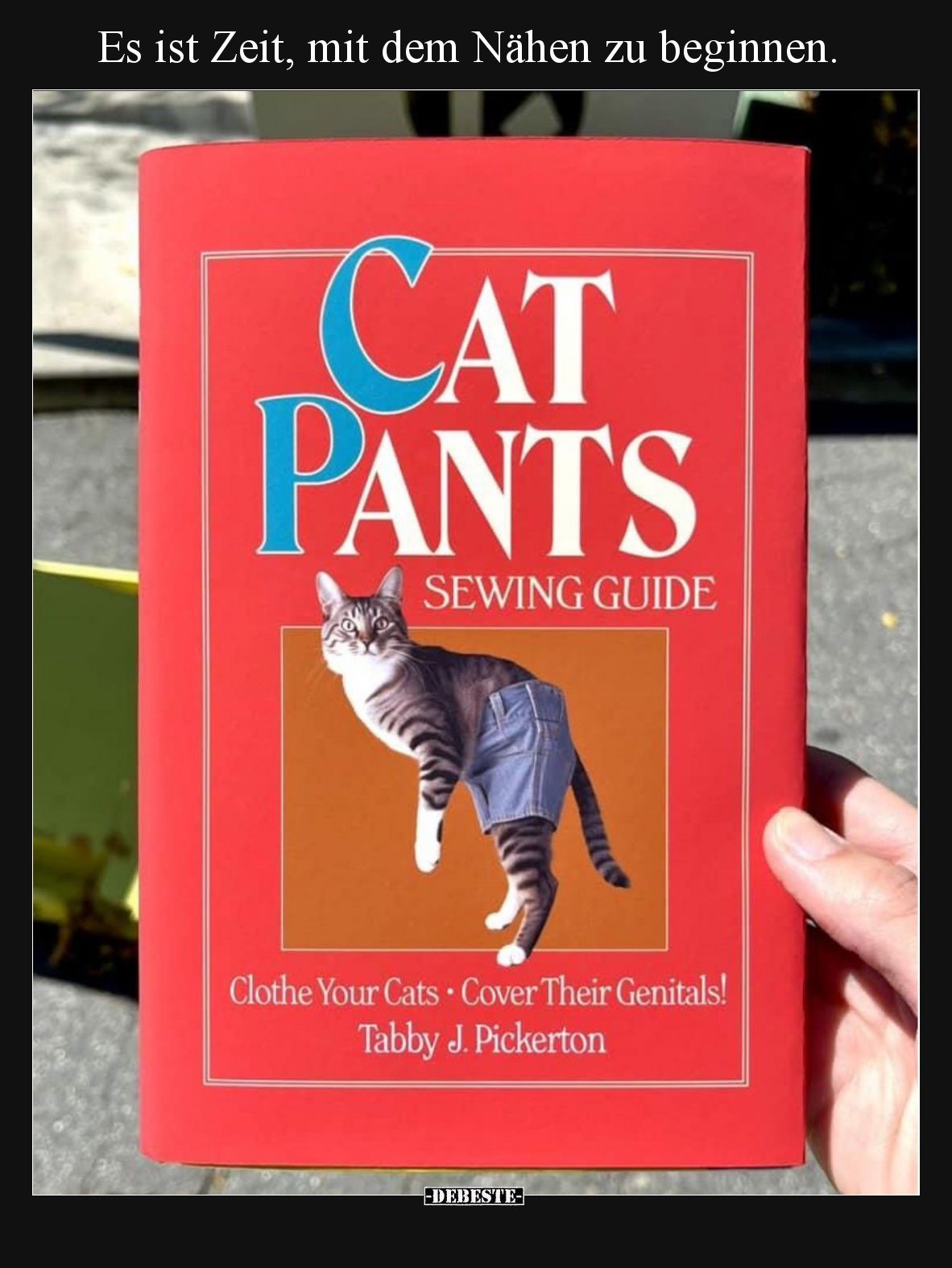 Es ist Zeit, mit dem Nähen zu beginnen.