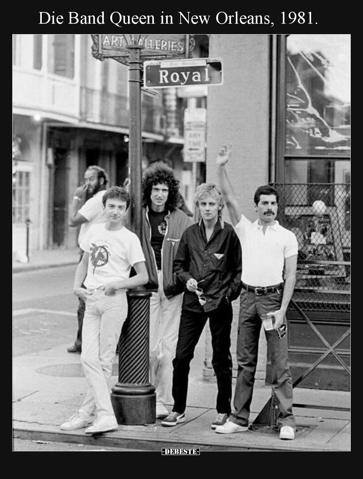 Die Band Queen in New Orleans, 1981... - Lustige Bilder | DEBESTE.de