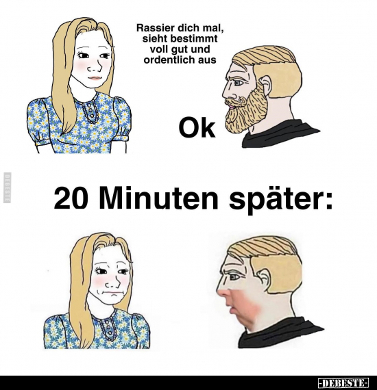 Rassier dich mal, sieht bestimmt voll gut und ordentlich.. - Lustige Bilder | DEBESTE.de