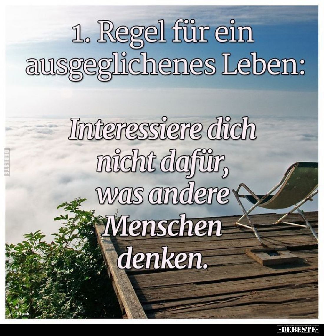 1. Regel für ein ausgeglichenes Leben... - Lustige Bilder | DEBESTE.de