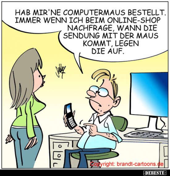 Hab mir 'ne Computermaus bestellt.. - Lustige Bilder | DEBESTE.de