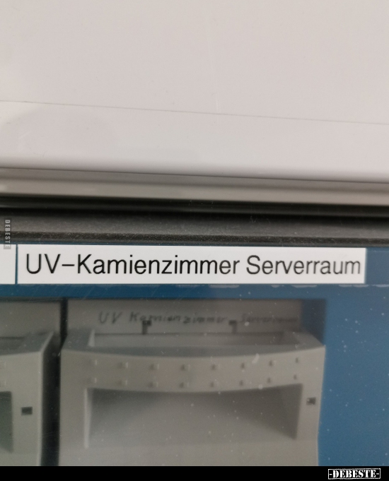 UV-Kamienzimmer Serverraum..