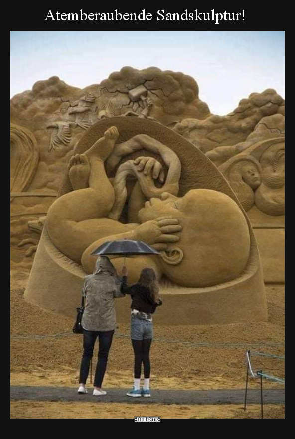 Atemberaubende Sandskulptur!.. - Lustige Bilder | DEBESTE.de