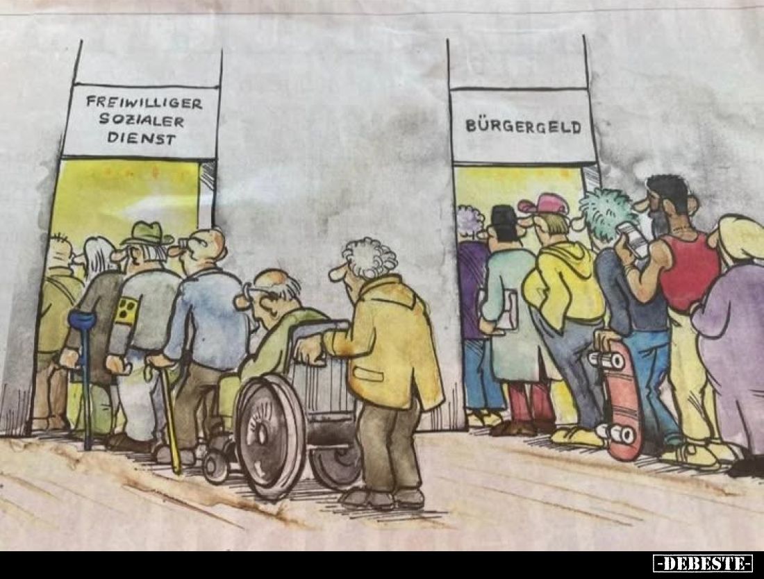 Freiwilliger sozialer Dienst /
Bürgergeld