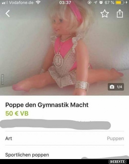 Poppe den Gymnastik Macht.. - Lustige Bilder | DEBESTE.de