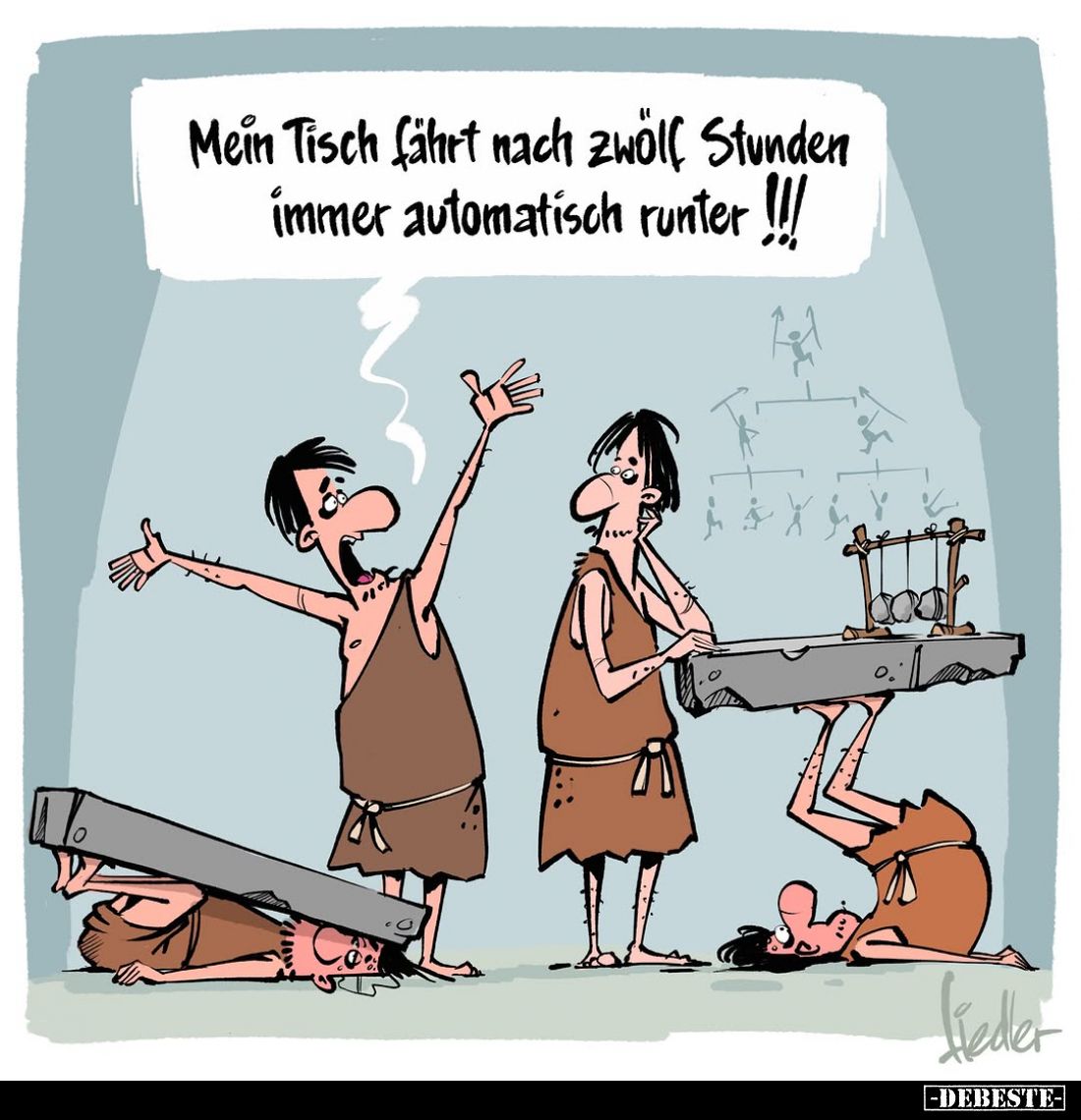 Mein Tisch fährt nach zwölf Stunden immer automatisch runter!!!