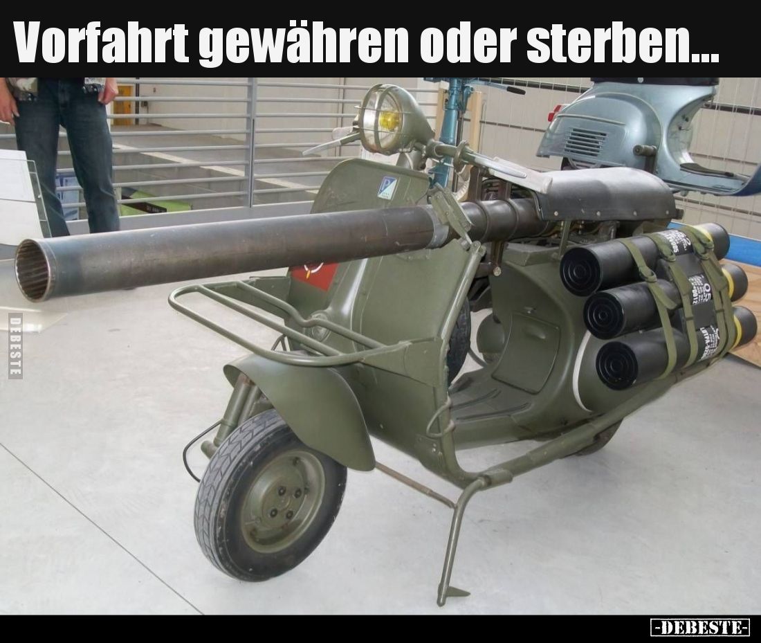 Vorfahrt gewähren oder sterben