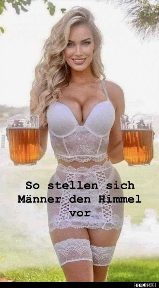 So stellen sich Männer den Himmel vor.. - Lustige Bilder | DEBESTE.de