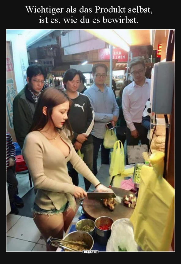 Wichtiger als das Produkt selbst, ist es, wie du es..