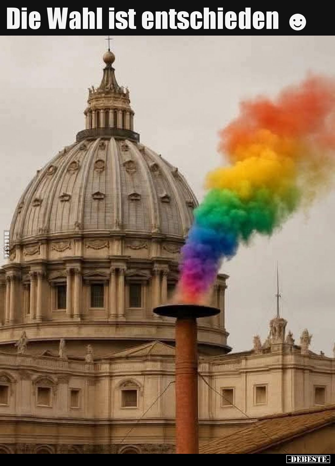 Die Wahl ist entschieden.