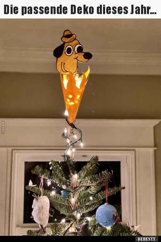 Die passende Deko dieses Jahr...