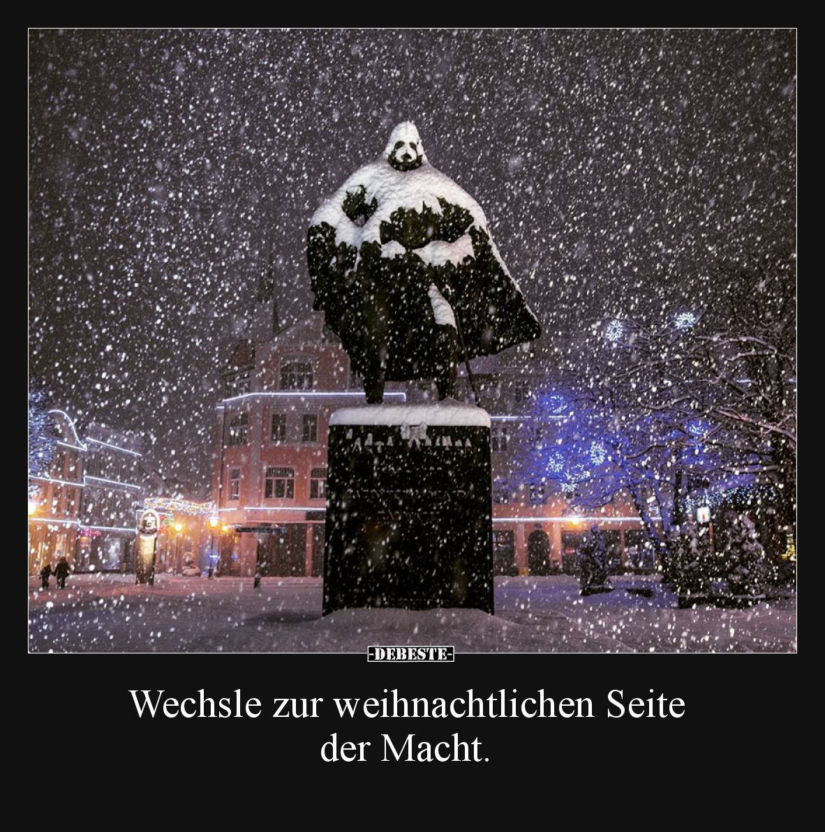 Wechsle zur weihnachtlichen Seite der Macht... - Lustige Bilder | DEBESTE.de