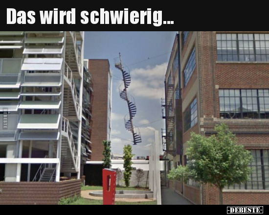 Das wird schwierig...