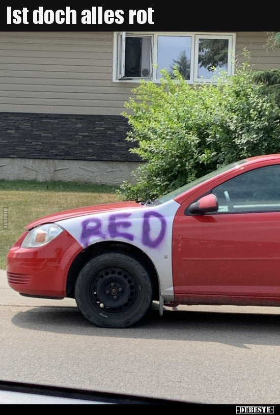 Ist doch alles rot..