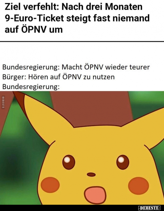 Ziel verfehlt: Nach drei Monaten 9-Euro-Ticket steigt fast niemand auf ÖPNV um