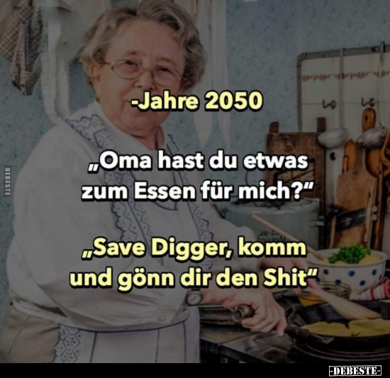 - Jahre 2050 "Oma hast du etwas zum Essen für mich?" - Lustige Bilder | DEBESTE.de