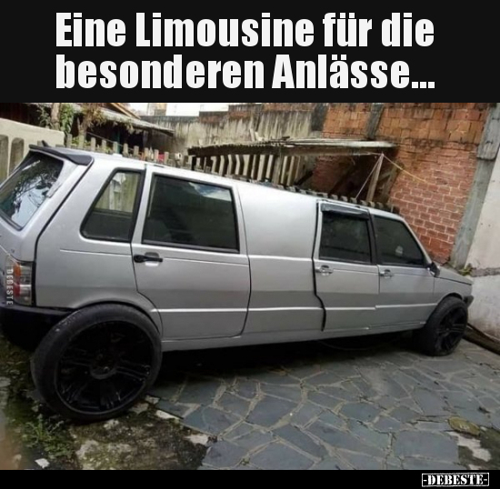 Eine Limousine für die besonderen Anlässe...