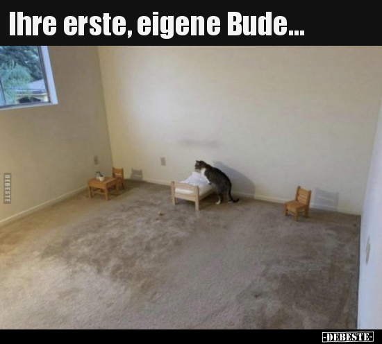 Ihre erste, eigene Bude...