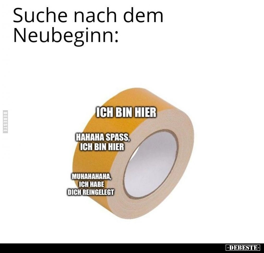 Suche nach dem Neubeginn: