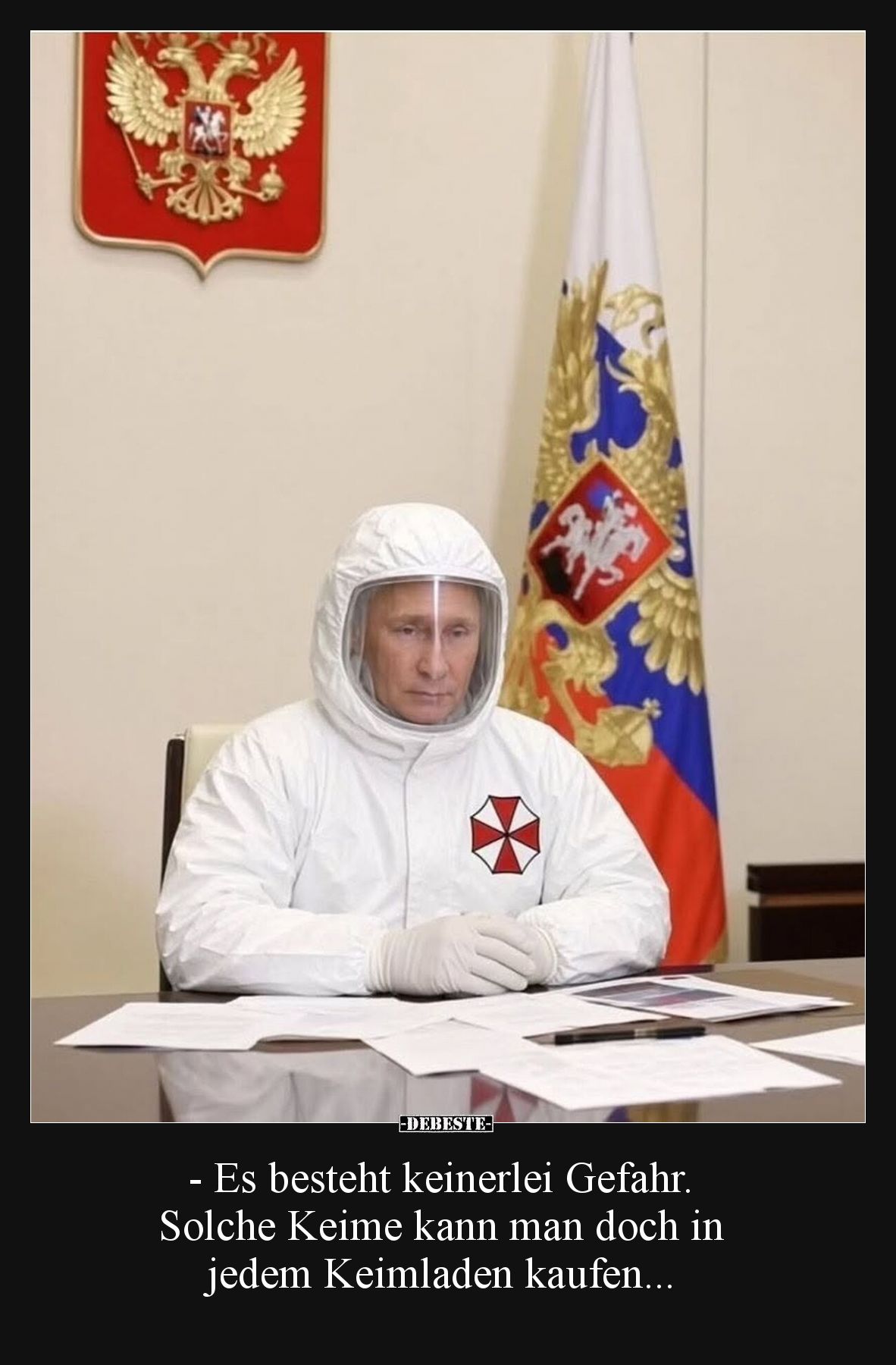 - Es besteht keinerlei Gefahr. Solche Keime kann man doch in jedem Keimladen kaufen...