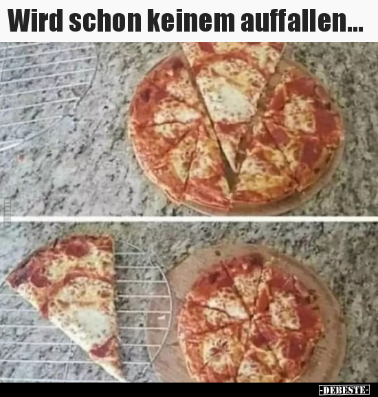 Wird schon keinem auffallen...