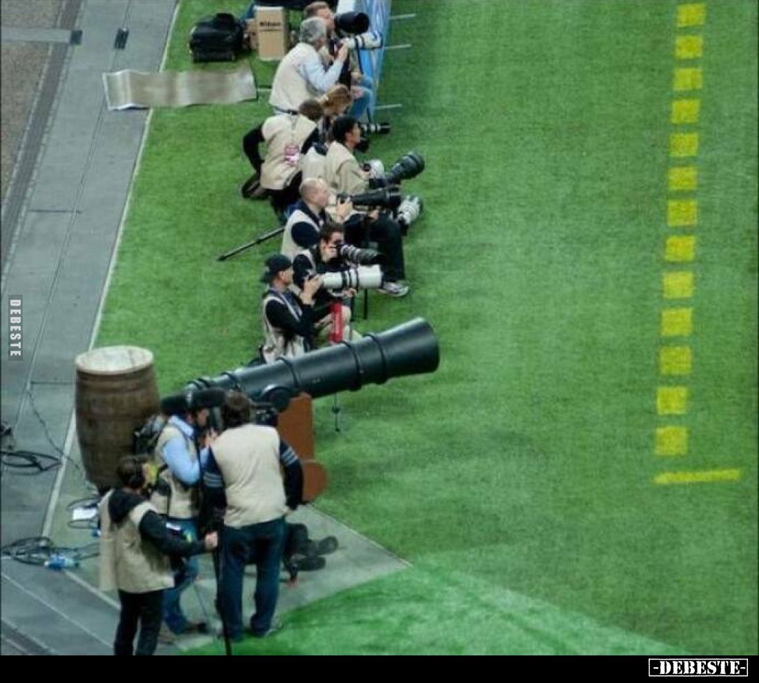 Einer übertreibt immer..