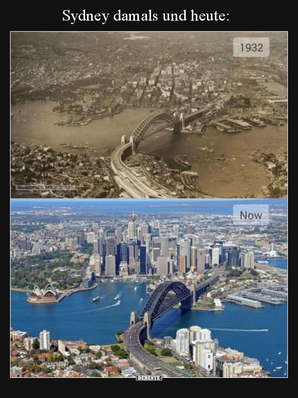 Sydney damals und heute.. - Lustige Bilder | DEBESTE.de