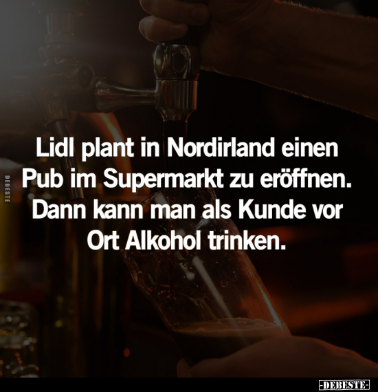 Lidl, Supermarkt, Alkohol, Alkohol Trinken, Trinken