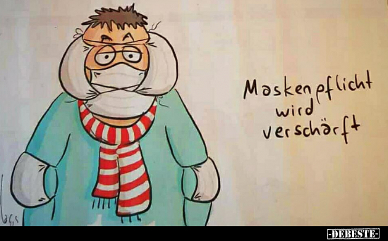 Maskenpflicht wird verschärft... - Lustige Bilder | DEBESTE.de