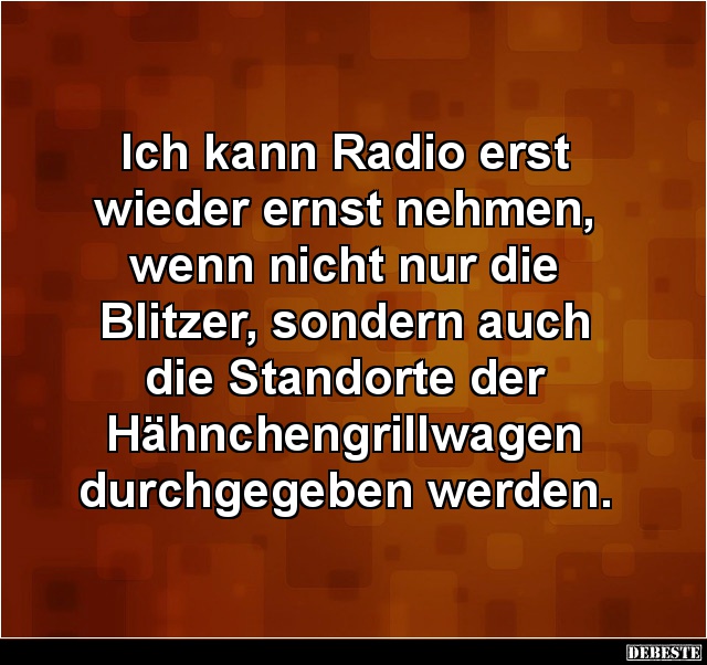 Ich kann Radio erst wieder ernst nehmen... - Lustige Bilder | DEBESTE.de