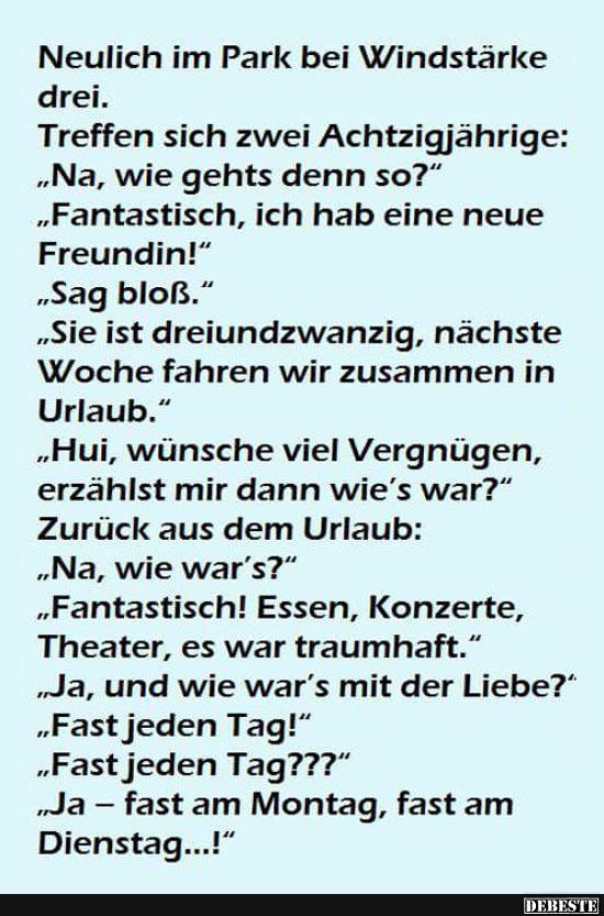 Neulich im Park bei Windstärke drei..