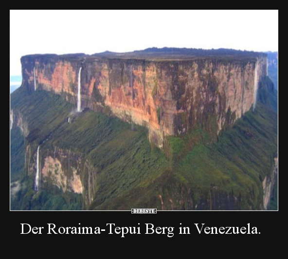 Der Roraima-Tepui Berg in Venezuela... - Lustige Bilder | DEBESTE.de