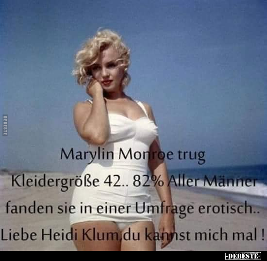 Marylin Monroe trug.. - Lustige Bilder | DEBESTE.de