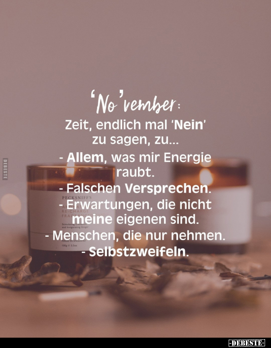 'No'vember.. - Lustige Bilder | DEBESTE.de