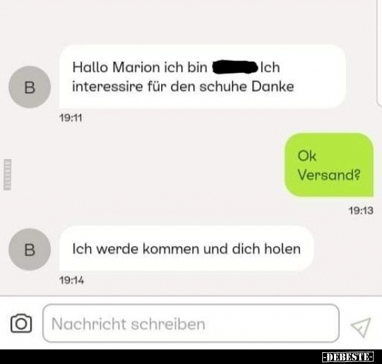 Hallo Marion ich bin.. - Lustige Bilder | DEBESTE.de