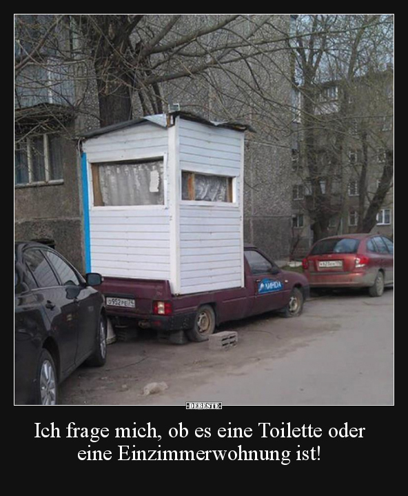 Ich frage mich, ob es eine Toilette oder eine.. - Lustige Bilder | DEBESTE.de