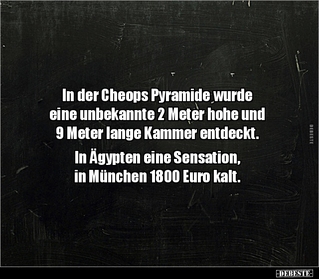 In der Cheops Pyramide wurde eine unbekannte 2 Meter hohe.. - Lustige Bilder | DEBESTE.de