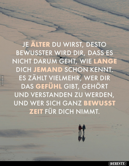 Je älter du wirst, desto. - Lustige Bilder | DEBESTE.de