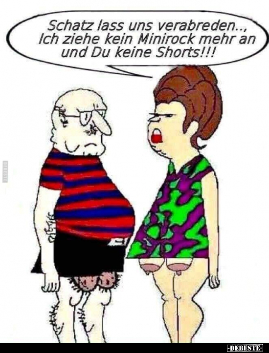 Schatz lass uns verabreden...